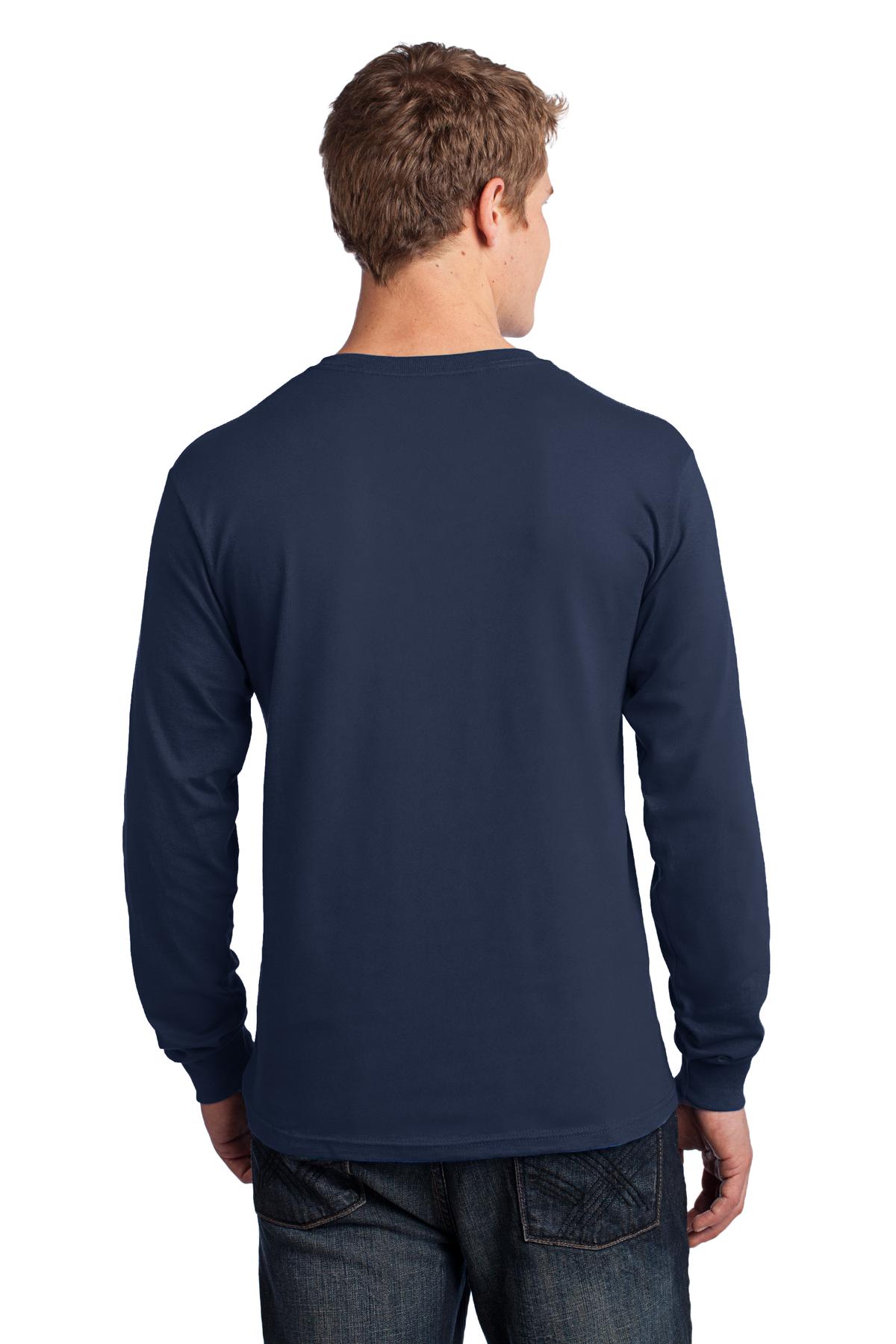 Port & Company Men's Long Sleeve Core Cotton Tee Mens Apparel Shirts & Tops