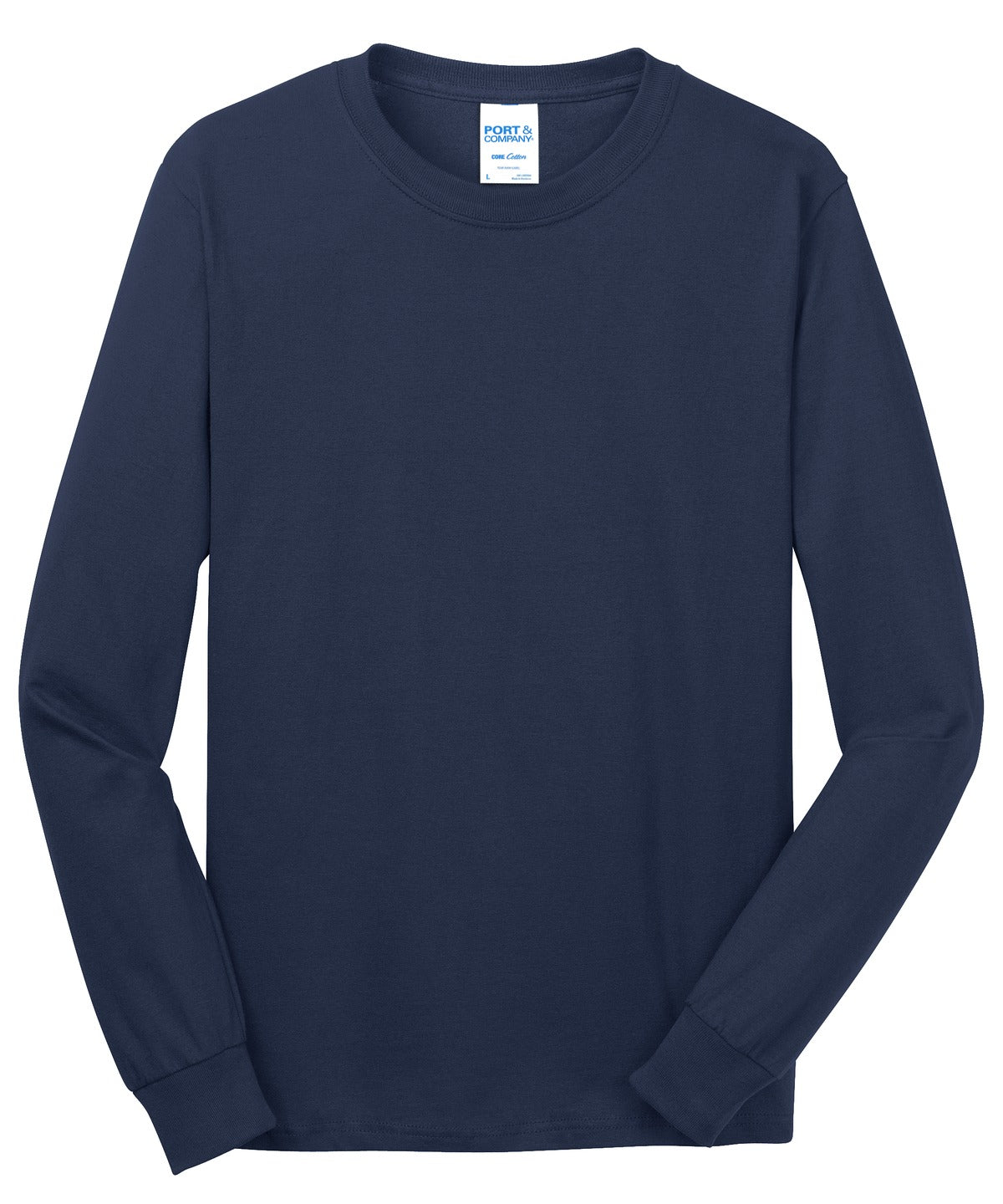Port & Company Men's Long Sleeve Core Cotton Tee Mens Apparel Shirts & Tops