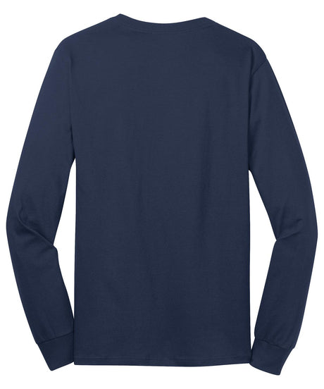 Port & Company Men's Long Sleeve Core Cotton Tee Mens Apparel Shirts & Tops