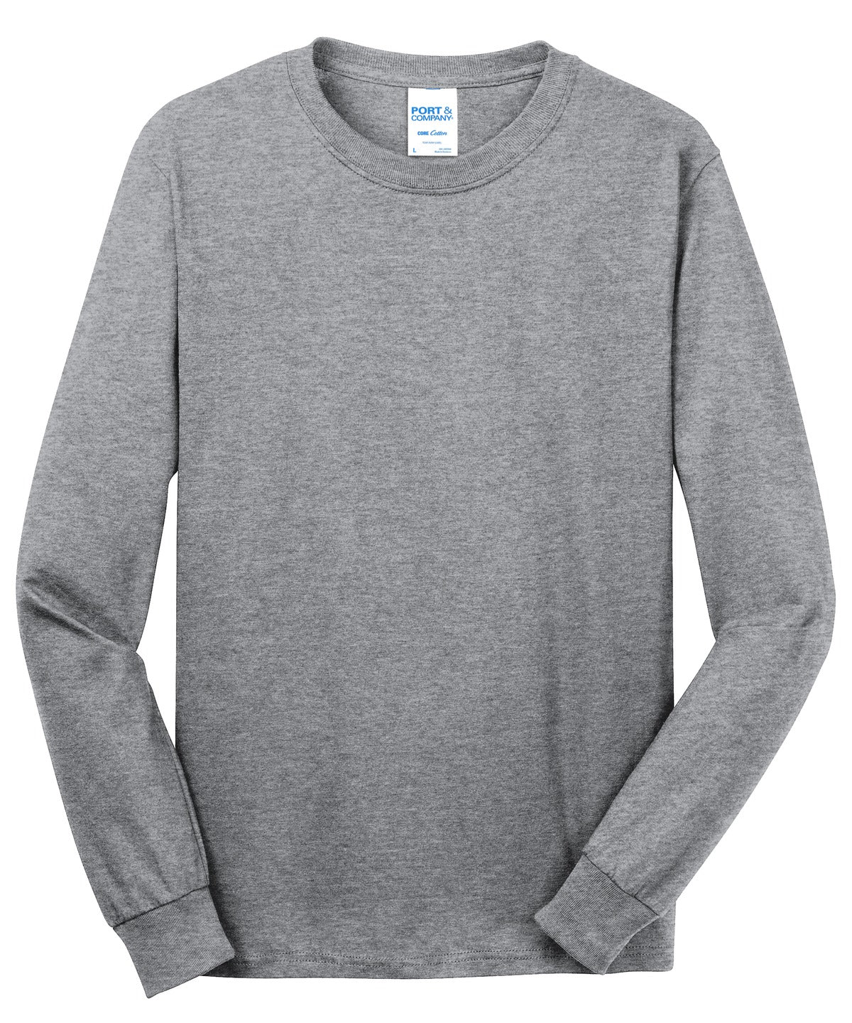 Port & Company Men's Long Sleeve Core Cotton Tee Mens Apparel Shirts & Tops