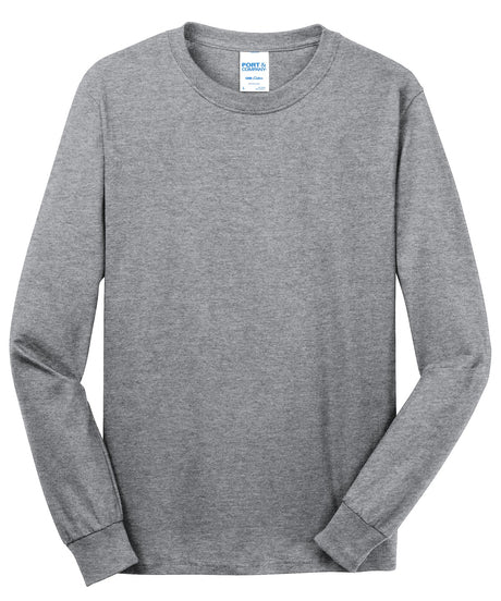 Port & Company Men's Long Sleeve Core Cotton Tee Mens Apparel Shirts & Tops
