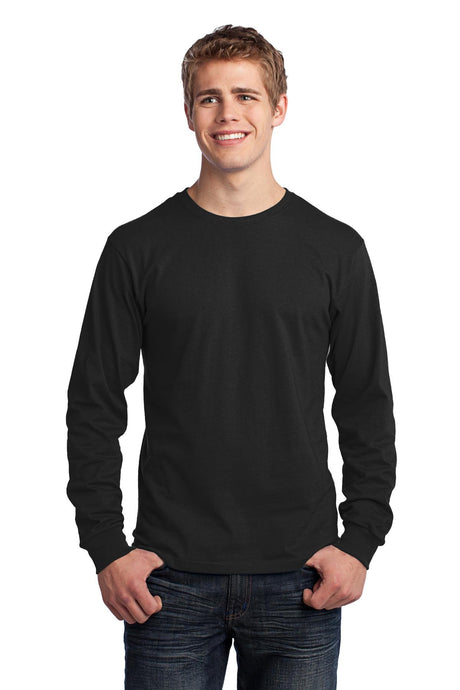 Port & Company Men's Long Sleeve Core Cotton Tee Mens Apparel Shirts & Tops