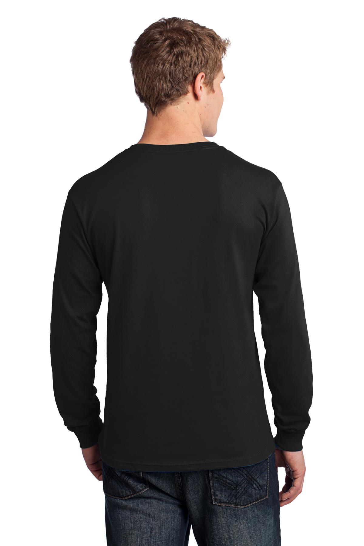Port & Company Men's Long Sleeve Core Cotton Tee Mens Apparel Shirts & Tops