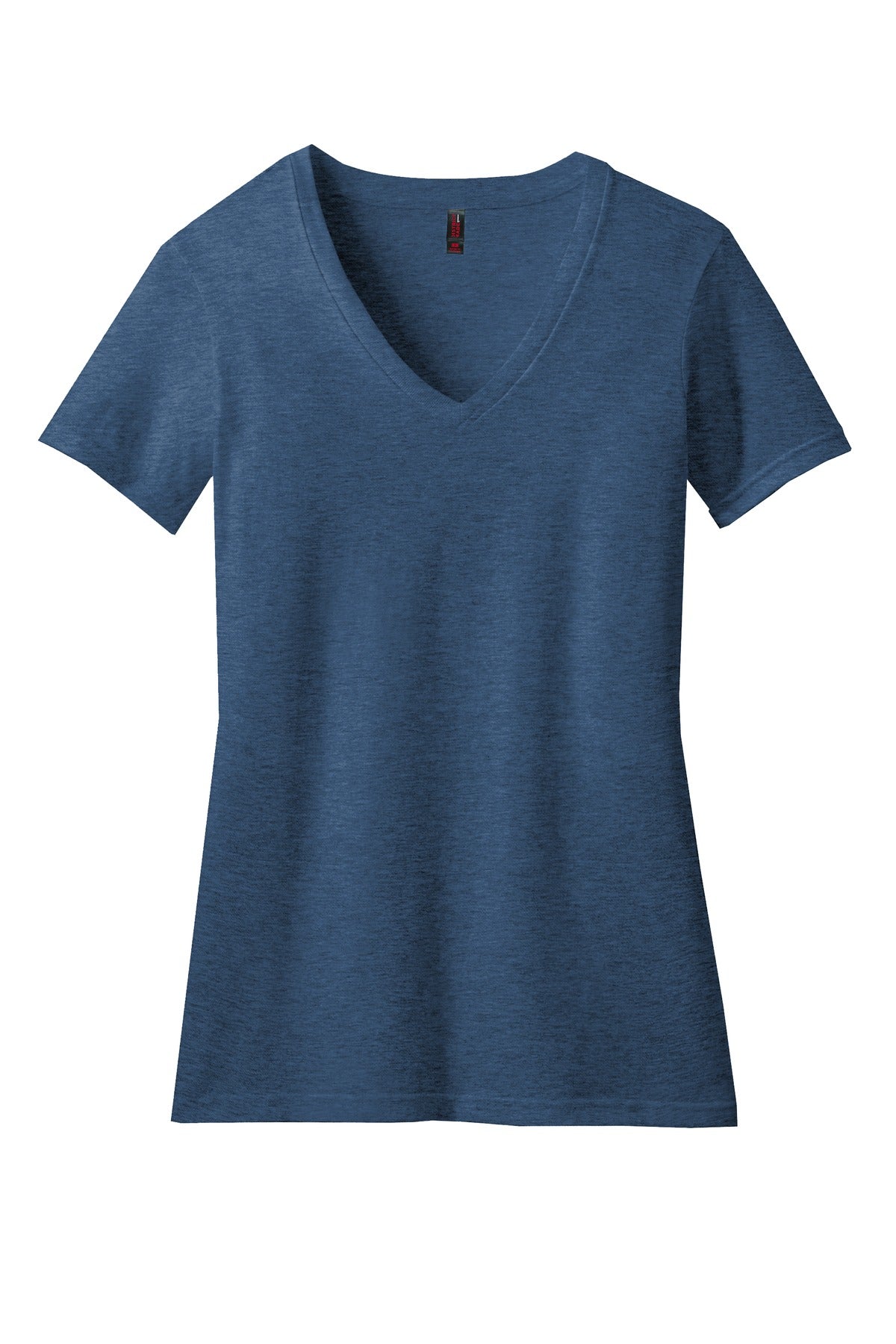 District Women's Perfect Blend V-Neck Tee. DM1190L 2 of 2 Womens Apparel Shirts & Tops