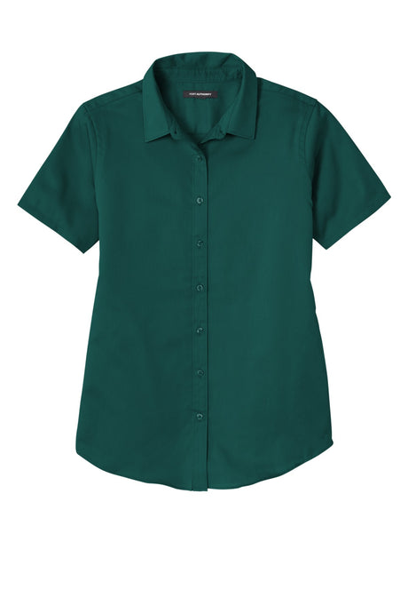 Port Authority Women's Short Sleeve SuperPro ReactTwill Shirt. LW809 1 of 2 Womens Apparel Shirts & Tops