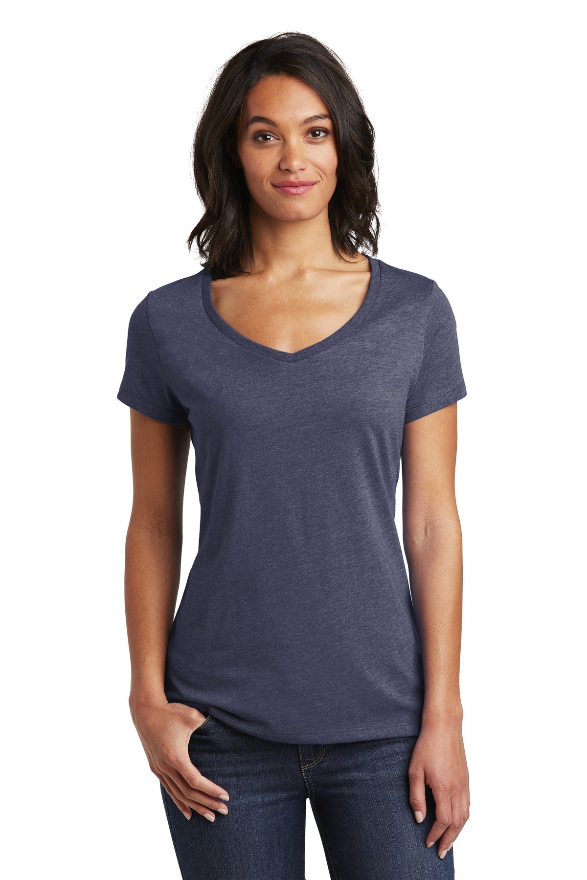 District Women's Very Important Tee V-Neck. DT6503 2 of 2 Womens Apparel Shirts & Tops