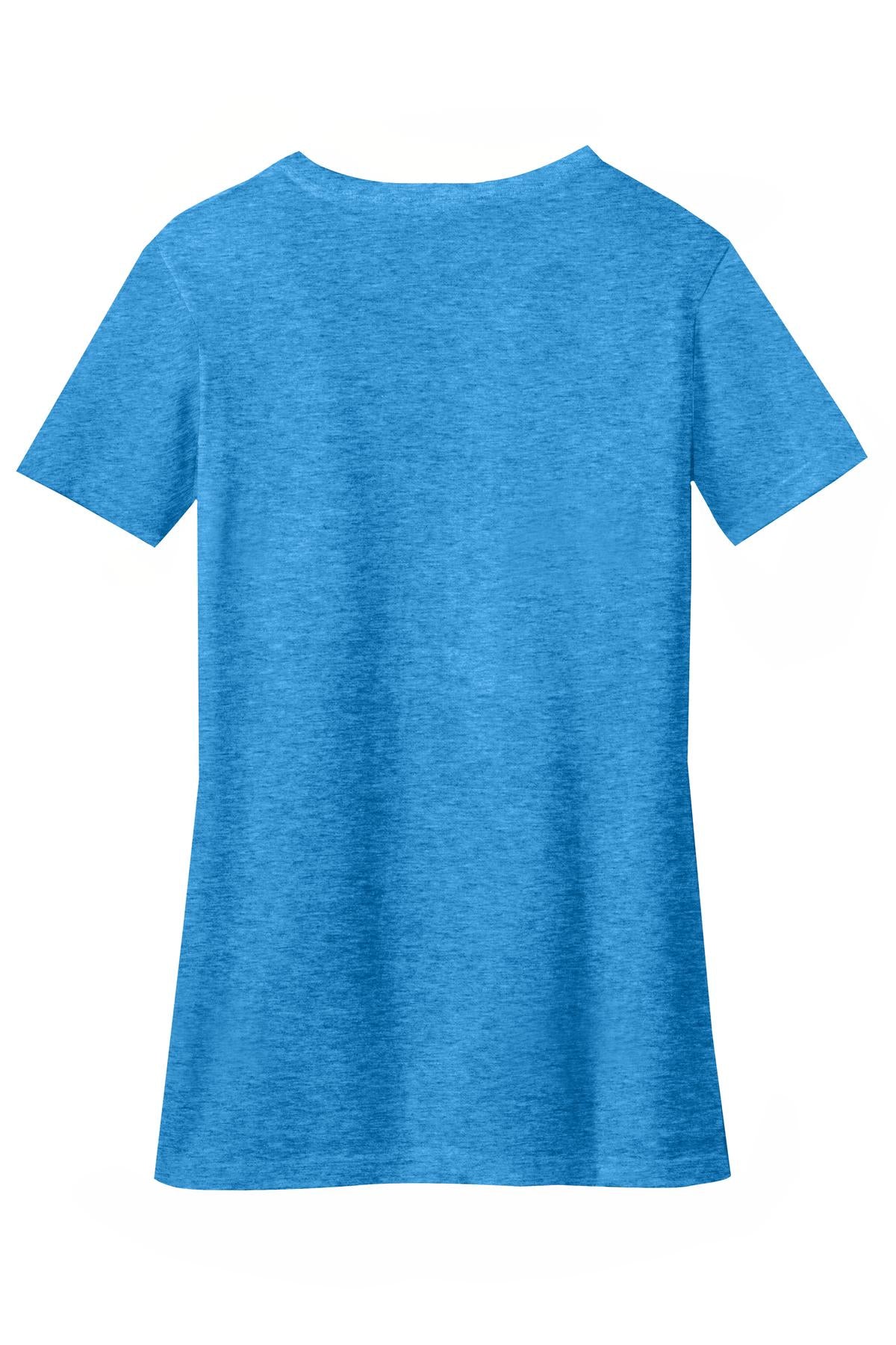 District Women's Perfect Blend V-Neck Tee. DM1190L 2 of 2 Womens Apparel Shirts & Tops