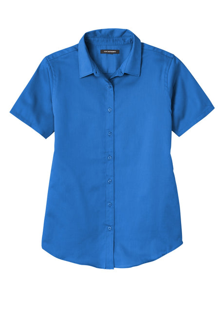 Port Authority Women's Short Sleeve SuperPro ReactTwill Shirt. LW809 1 of 2 Womens Apparel Shirts & Tops