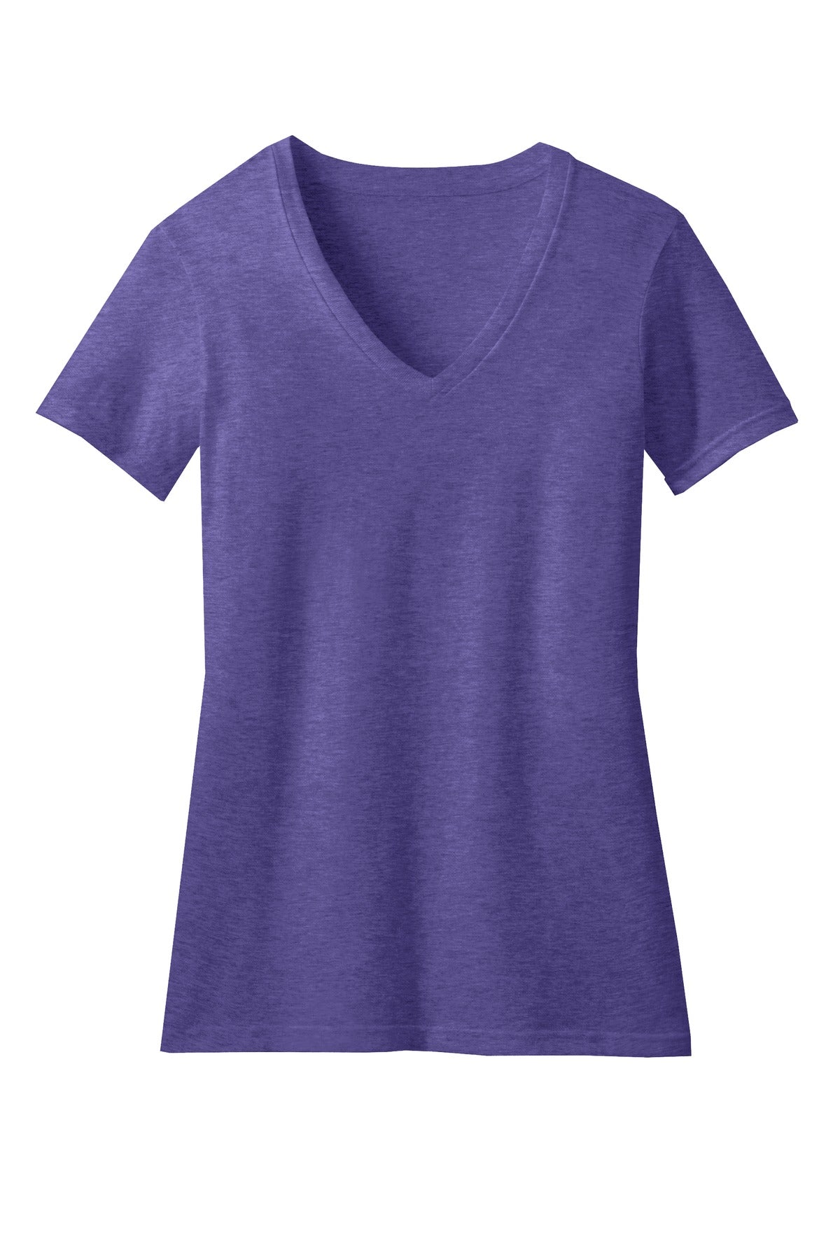 District Women's Perfect Blend V-Neck Tee. DM1190L District