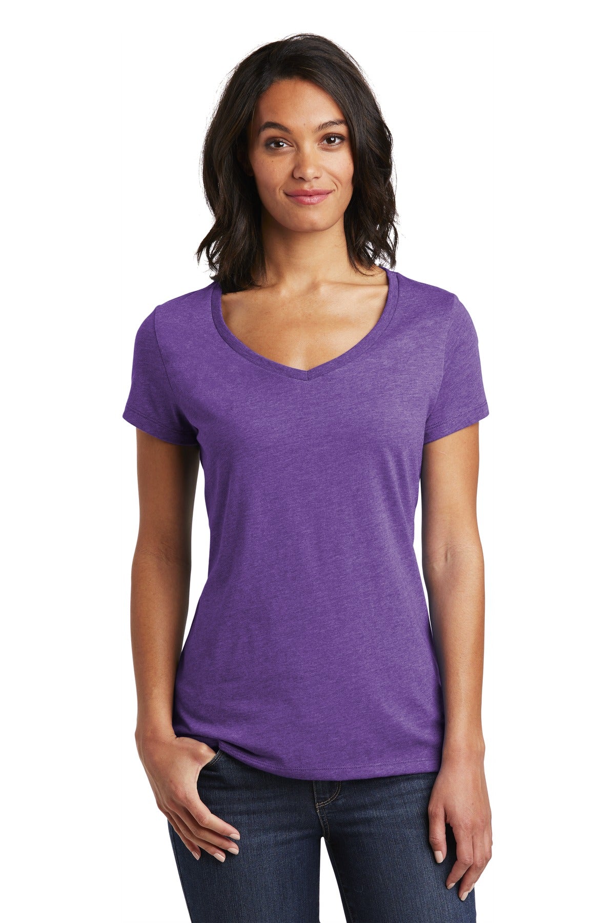 District Women's Very Important Tee V-Neck. DT6503 2 of 2 Womens Apparel Shirts & Tops