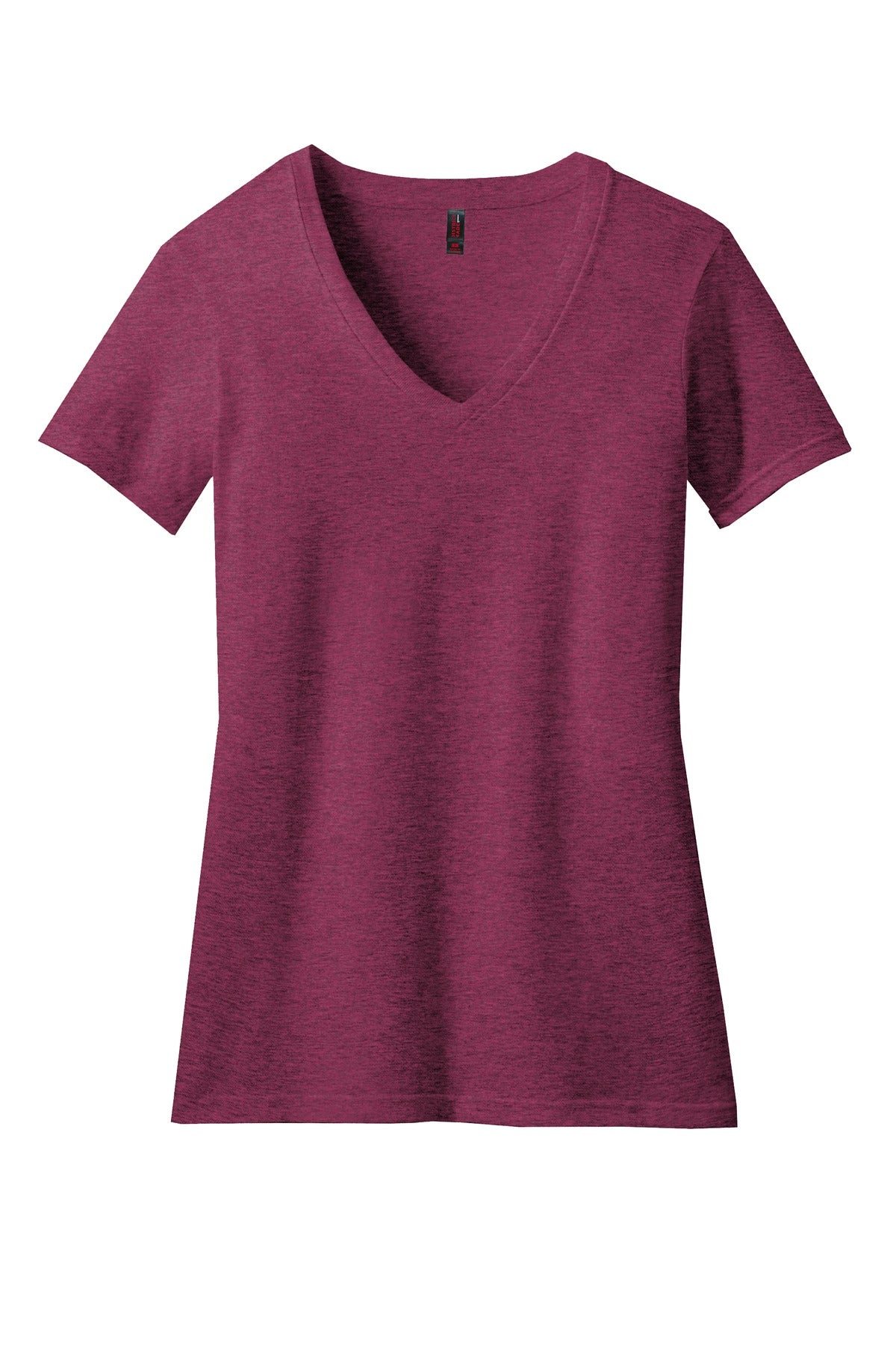 District Women's Perfect Blend V-Neck Tee. DM1190L 2 of 2 Womens Apparel Shirts & Tops