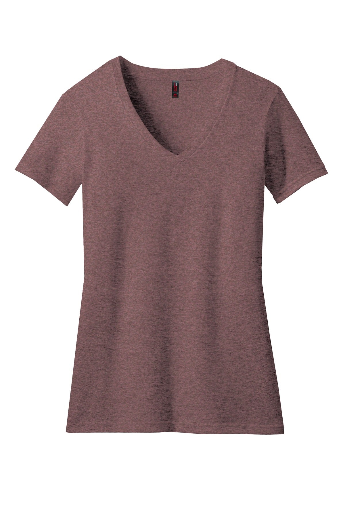 District Women's Perfect Blend V-Neck Tee. DM1190L 2 of 2 Womens Apparel Shirts & Tops