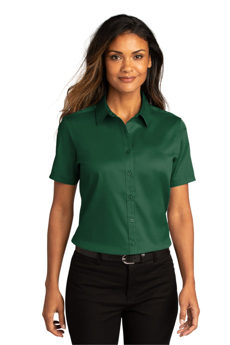 Port Authority Women's Short Sleeve SuperPro ReactTwill Shirt. LW809 1 of 2 Womens Apparel Shirts & Tops