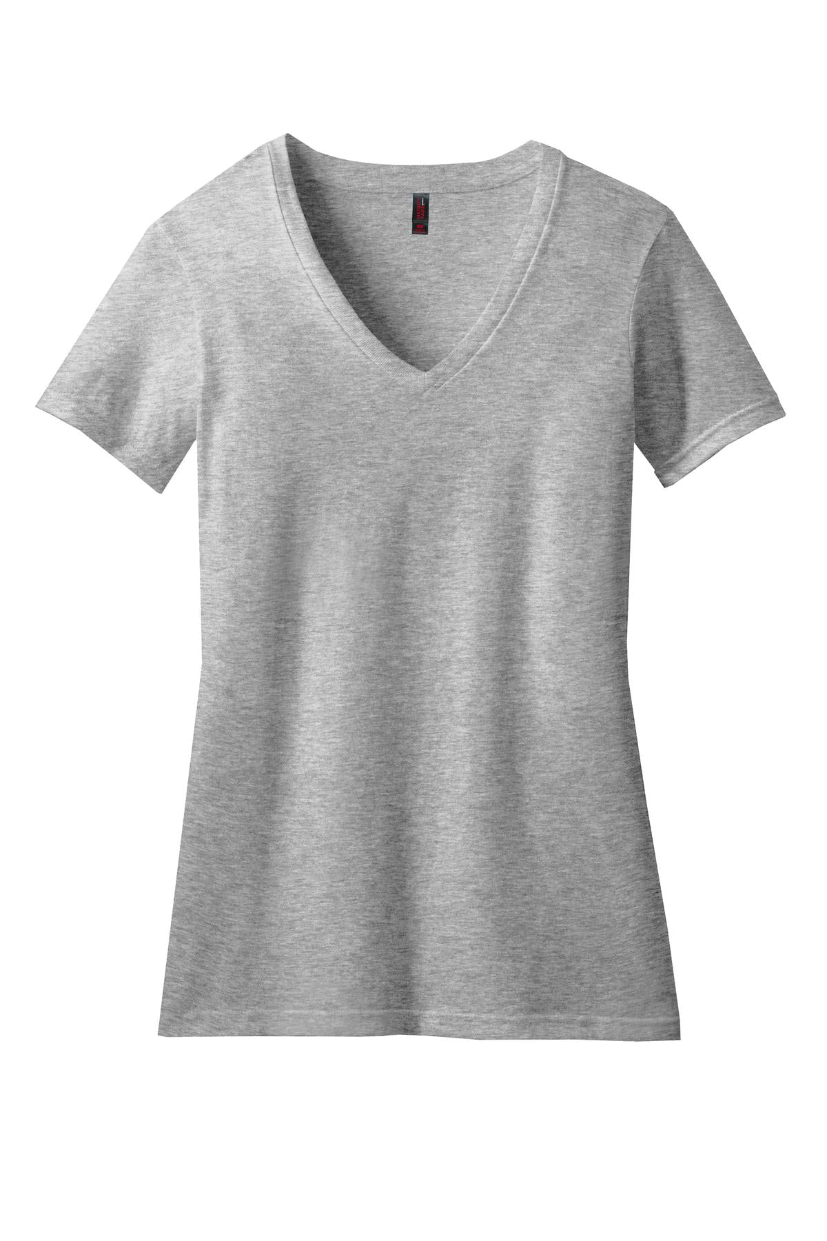 District Women's Perfect Blend V-Neck Tee. DM1190L 2 of 2 Womens Apparel Shirts & Tops