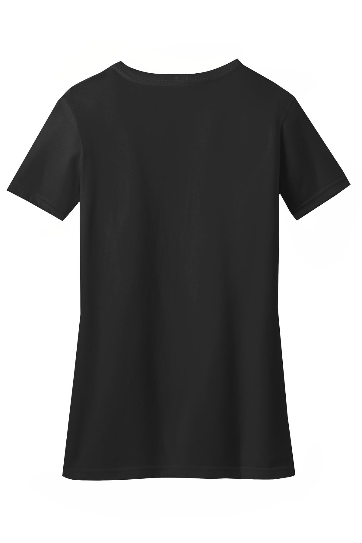 District Women's Perfect Blend V-Neck Tee. DM1190L 2 of 2 Womens Apparel Shirts & Tops
