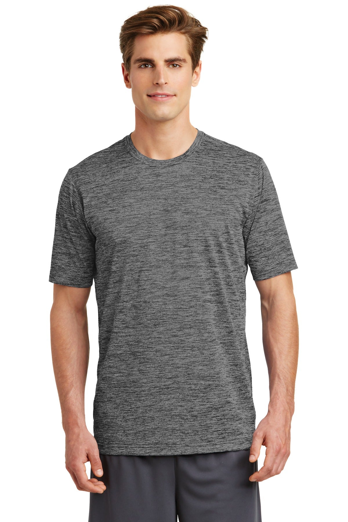 Sport-Tek Men's PosiCharge Electric Heather Tee. ST390 1of2 Mens Apparel Shirts & Tops