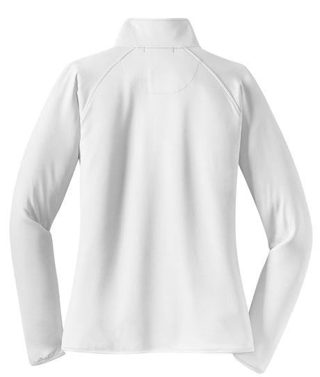 Sport-Tek Ladies Sport-Wick Stretch 1/2-Zip Pullover. LST850 1 of 2 Womens Apparel Sweatshirts & Fleece