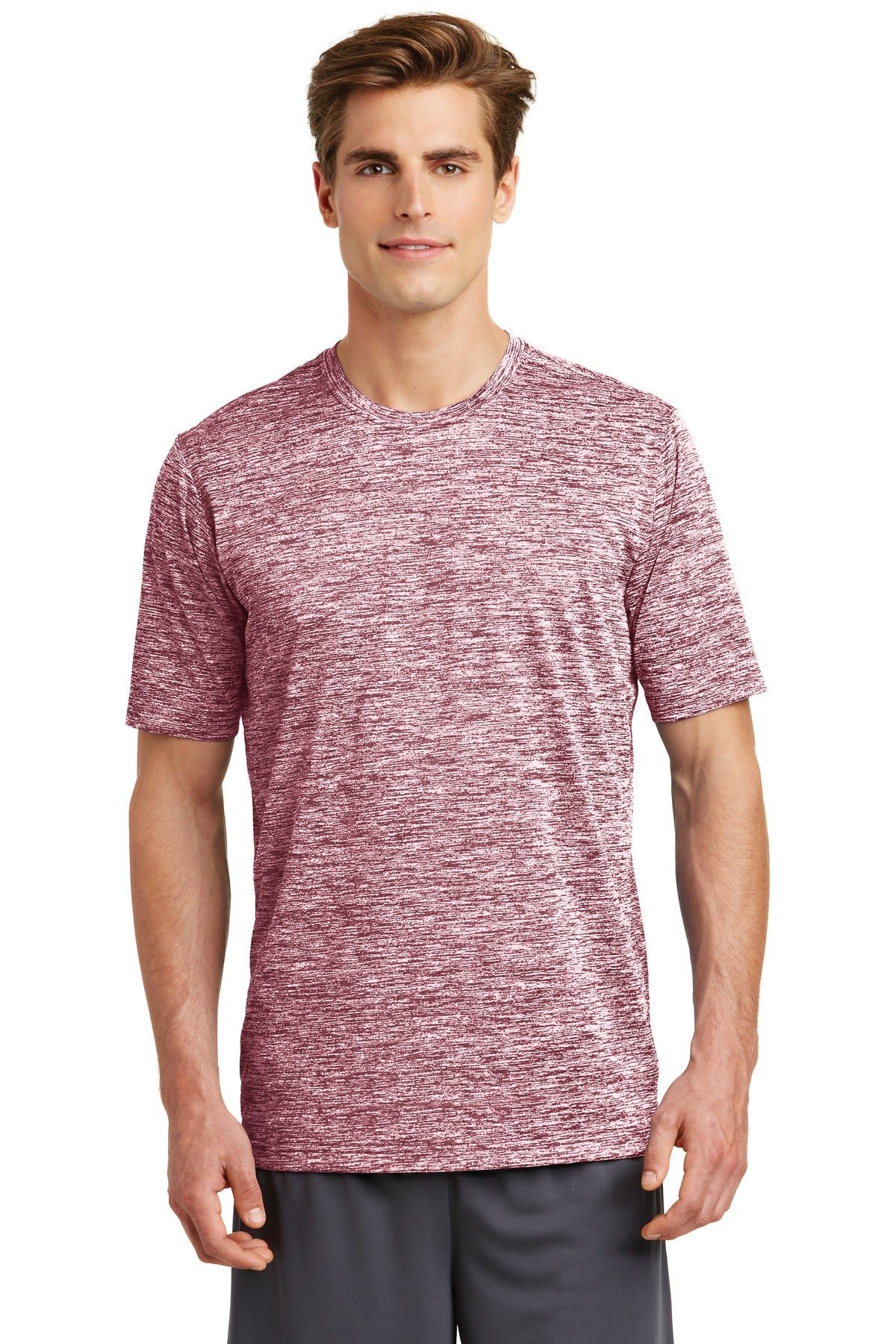 Sport-Tek Men's PosiCharge Electric Heather Tee. ST390 1of2 Mens Apparel Shirts & Tops