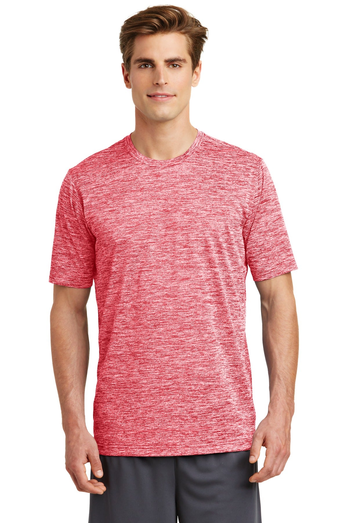 Sport-Tek Men's PosiCharge Electric Heather Tee. ST390 1of2 Mens Apparel Shirts & Tops