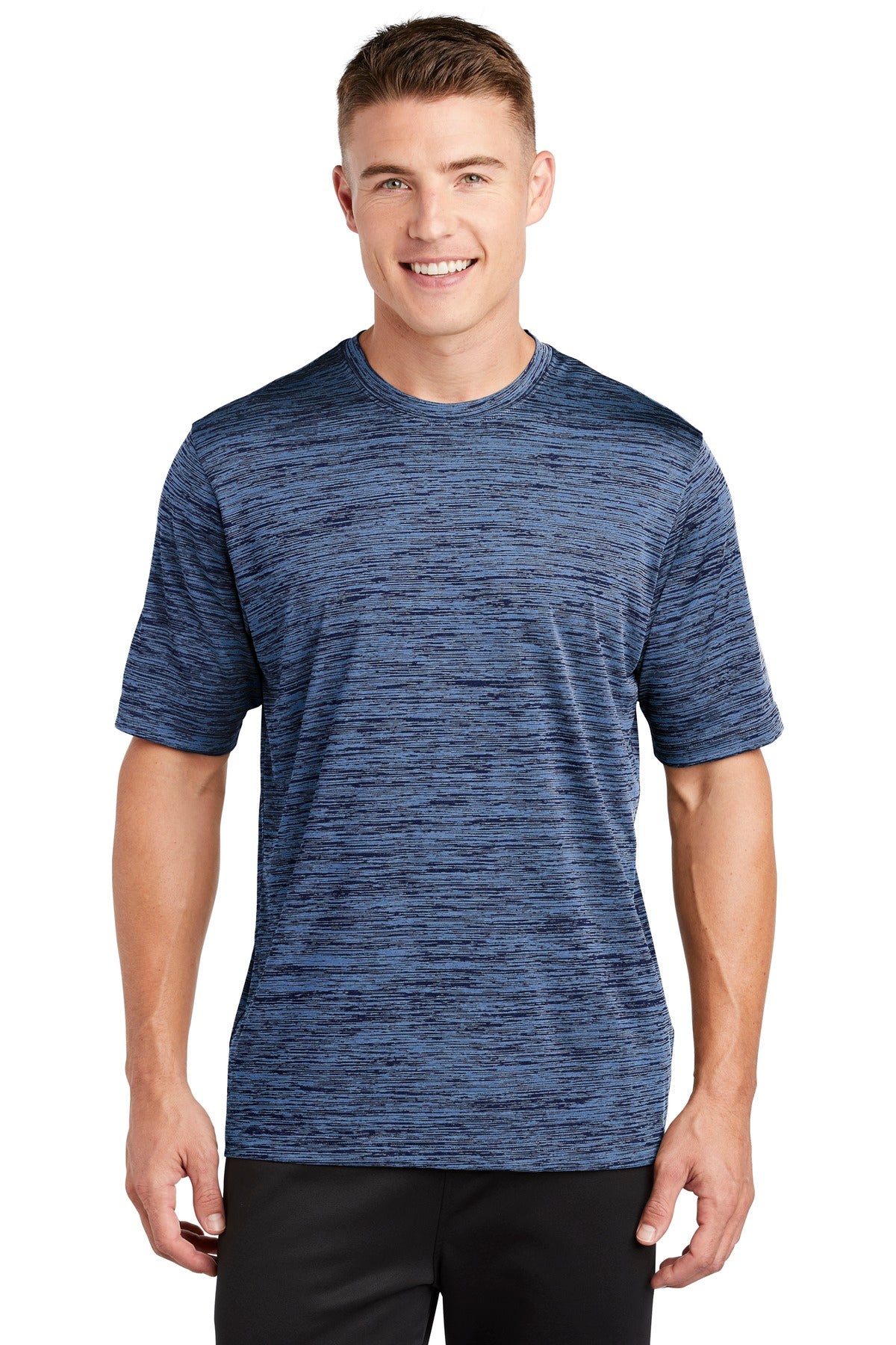 Sport-Tek Men's PosiCharge Electric Heather Tee. ST390 1of2 Mens Apparel Shirts & Tops