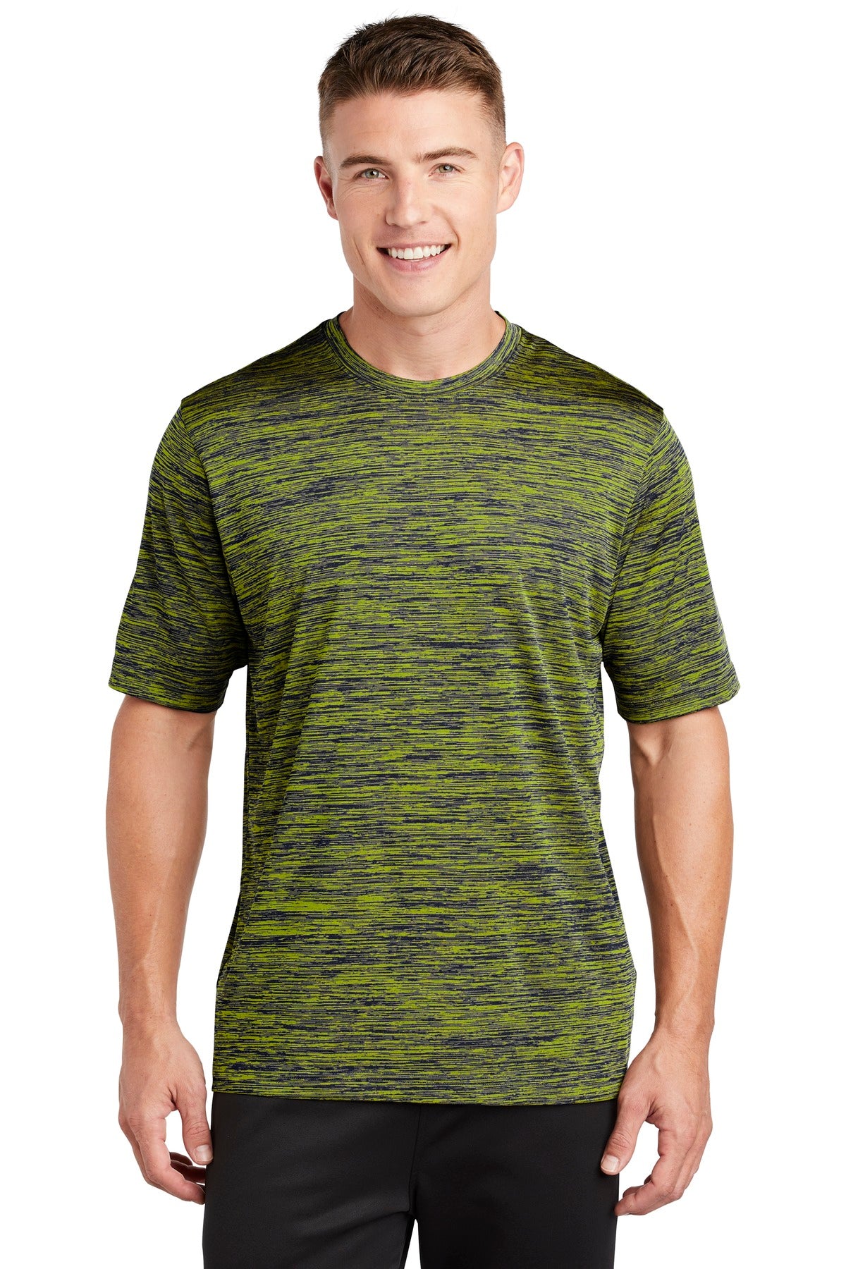 Sport-Tek Men's PosiCharge Electric Heather Tee. ST390 1of2 Mens Apparel Shirts & Tops