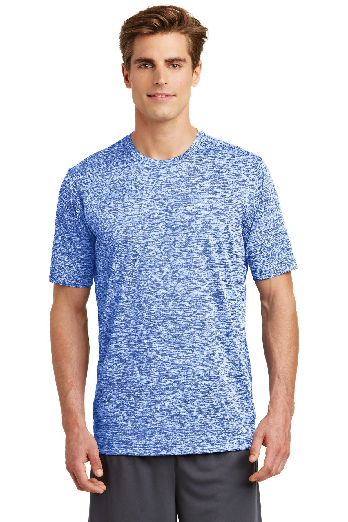 Sport-Tek Men's PosiCharge Electric Heather Tee. ST390 1of2 Mens Apparel Shirts & Tops