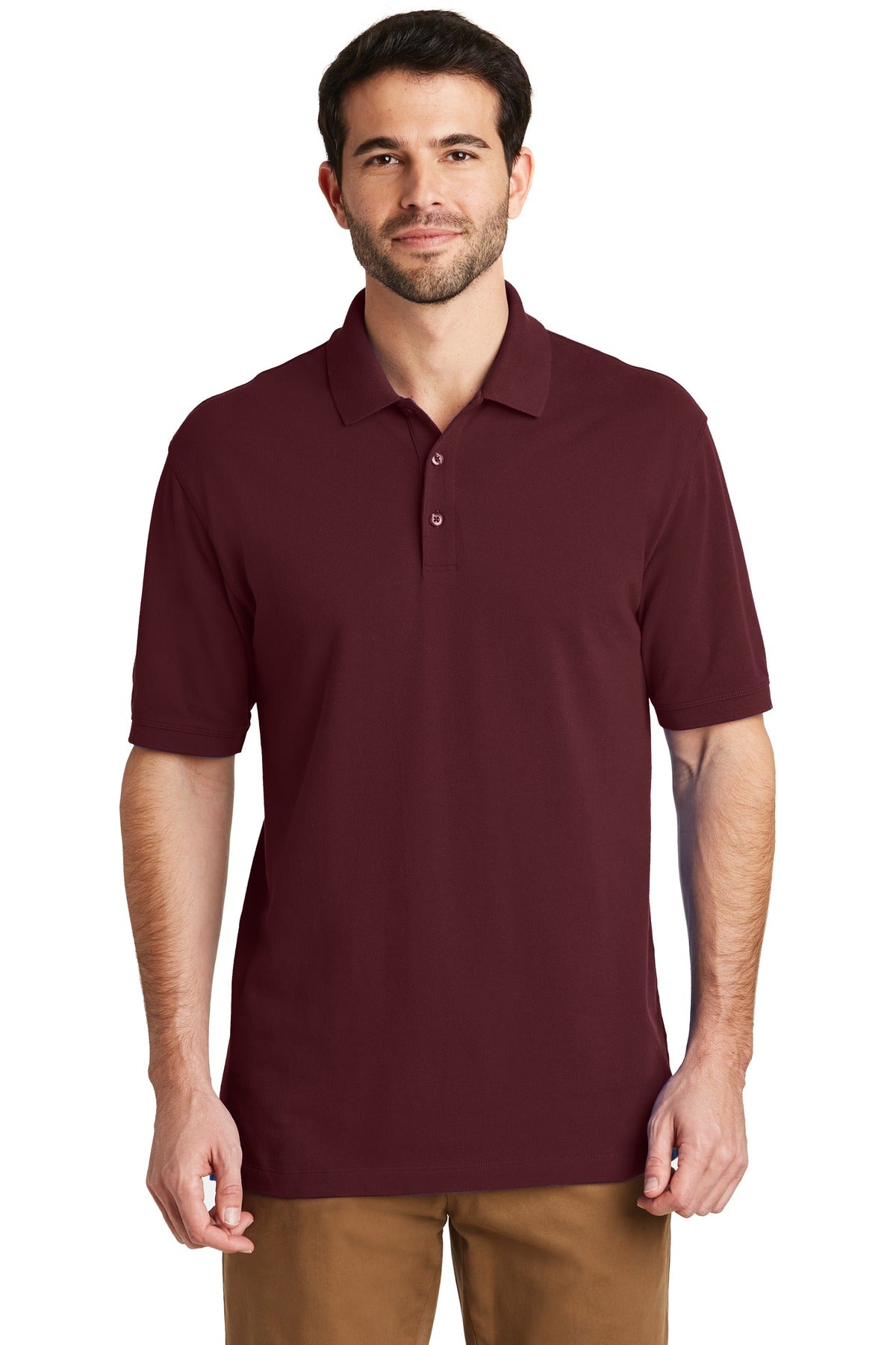 Port Authority Men's EZCotton Polo. K8000 Mens Apparel Shirts & Tops