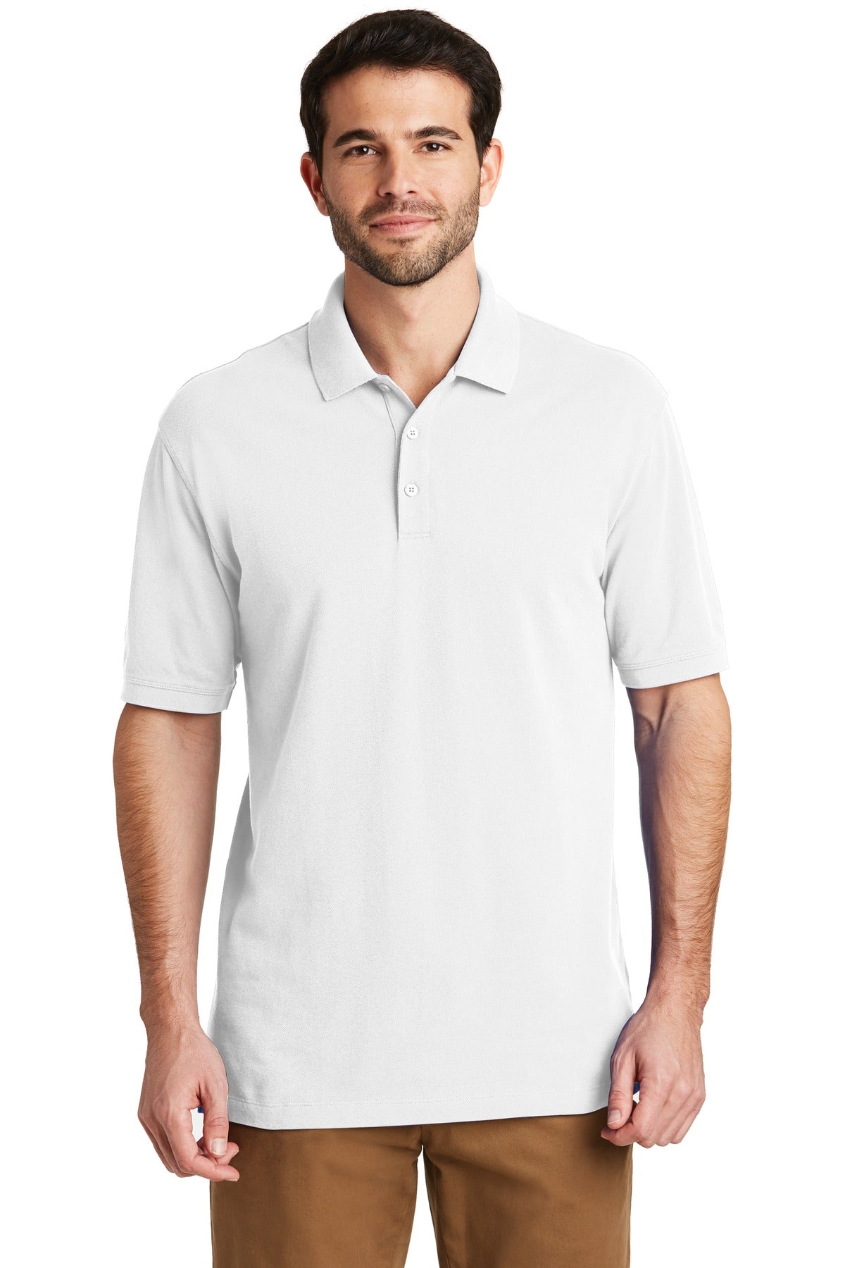 Port Authority Men's EZCotton Polo. K8000 Mens Apparel Shirts & Tops