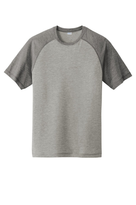 Sport-Tek Men's PosiCharge Tri-Blend Wicking Raglan Tee Mens Apparel Shirts & Tops
