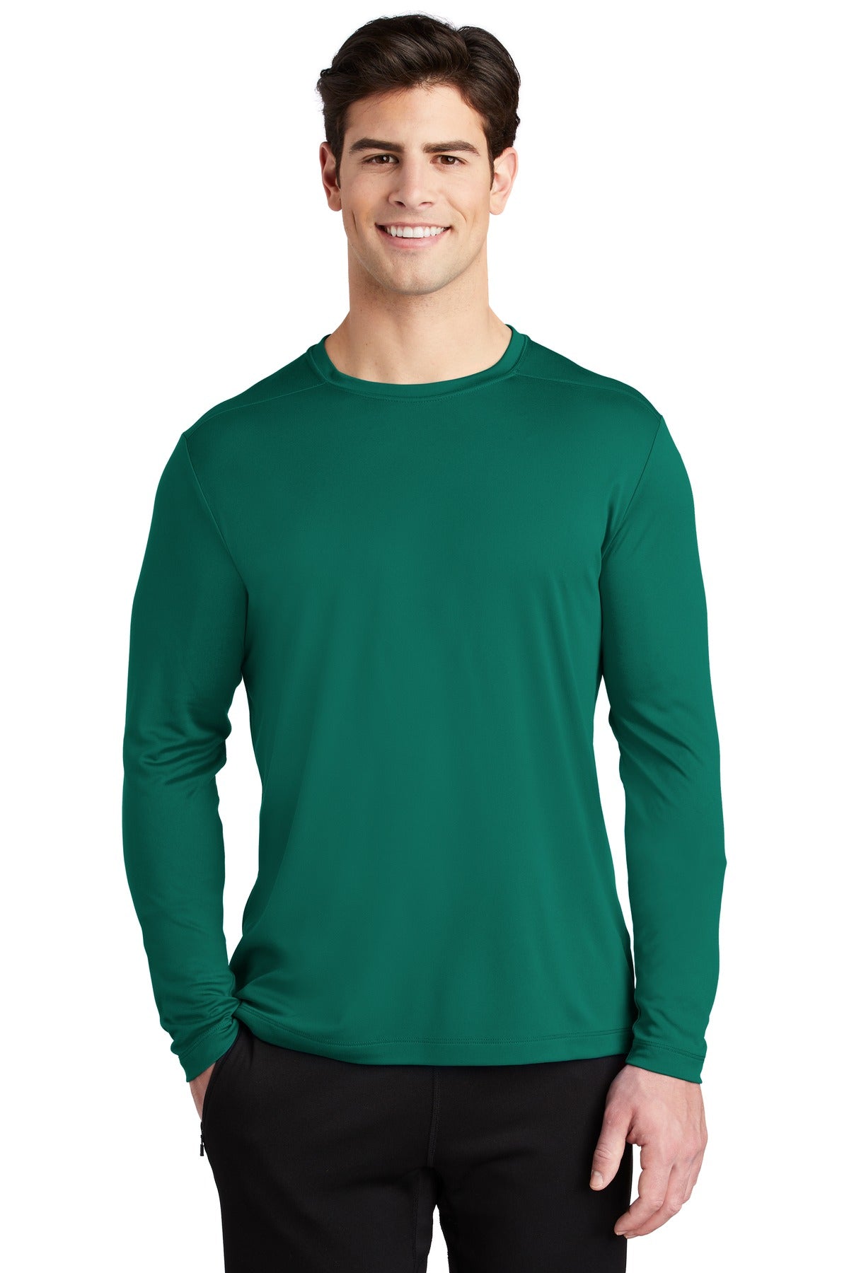 Sport-Tek Men's Posi-UV Pro Long Sleeve Tee. ST420LS Mens Apparel Shirts & Tops