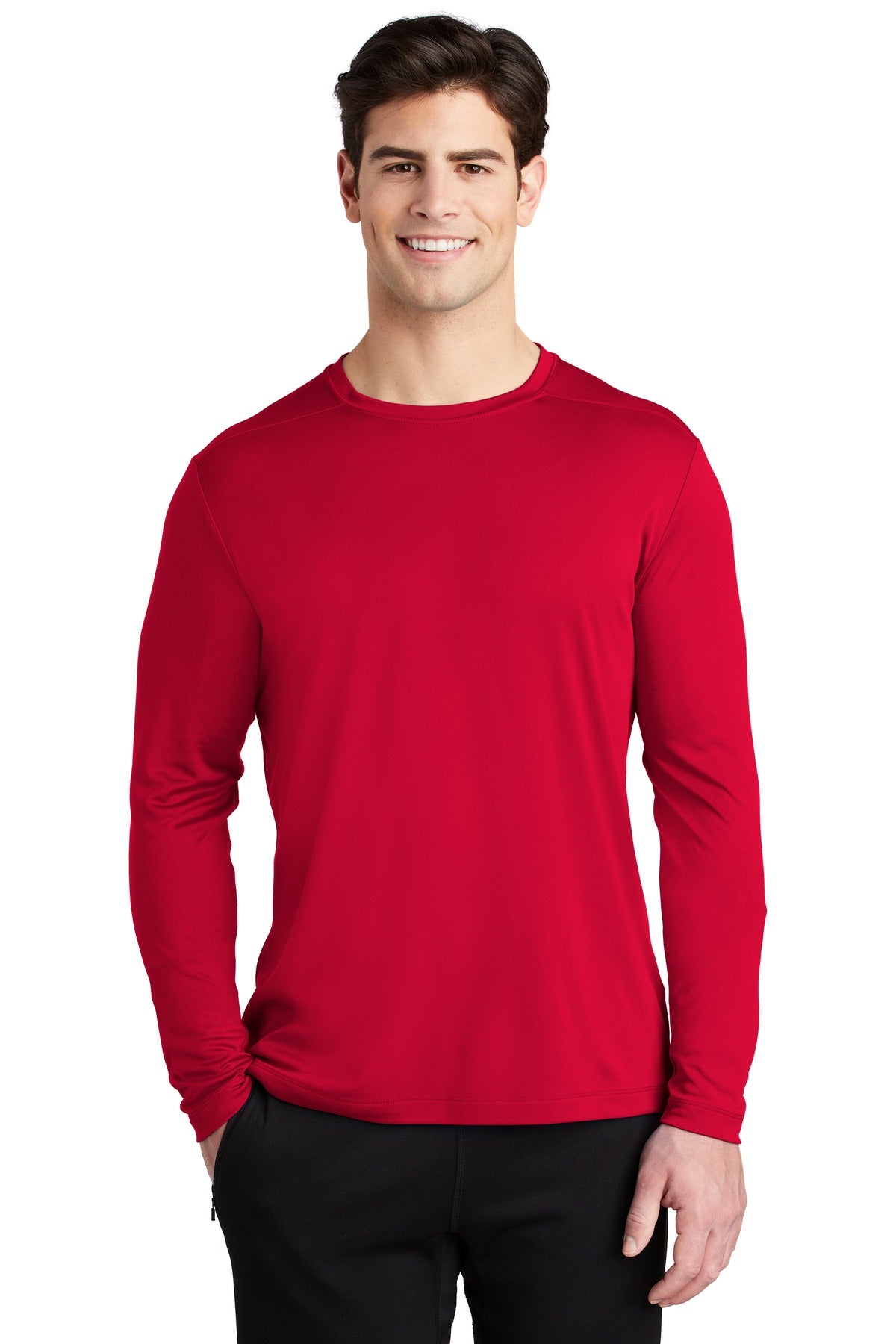 Sport-Tek Men's Posi-UV Pro Long Sleeve Tee. ST420LS Mens Apparel Shirts & Tops