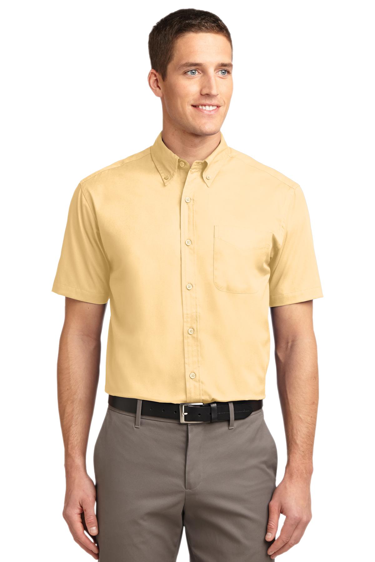 Port Authority Men's Tall Short Sleeve Easy Care Shirt TLS508 Mens Apparel Shirts & Tops