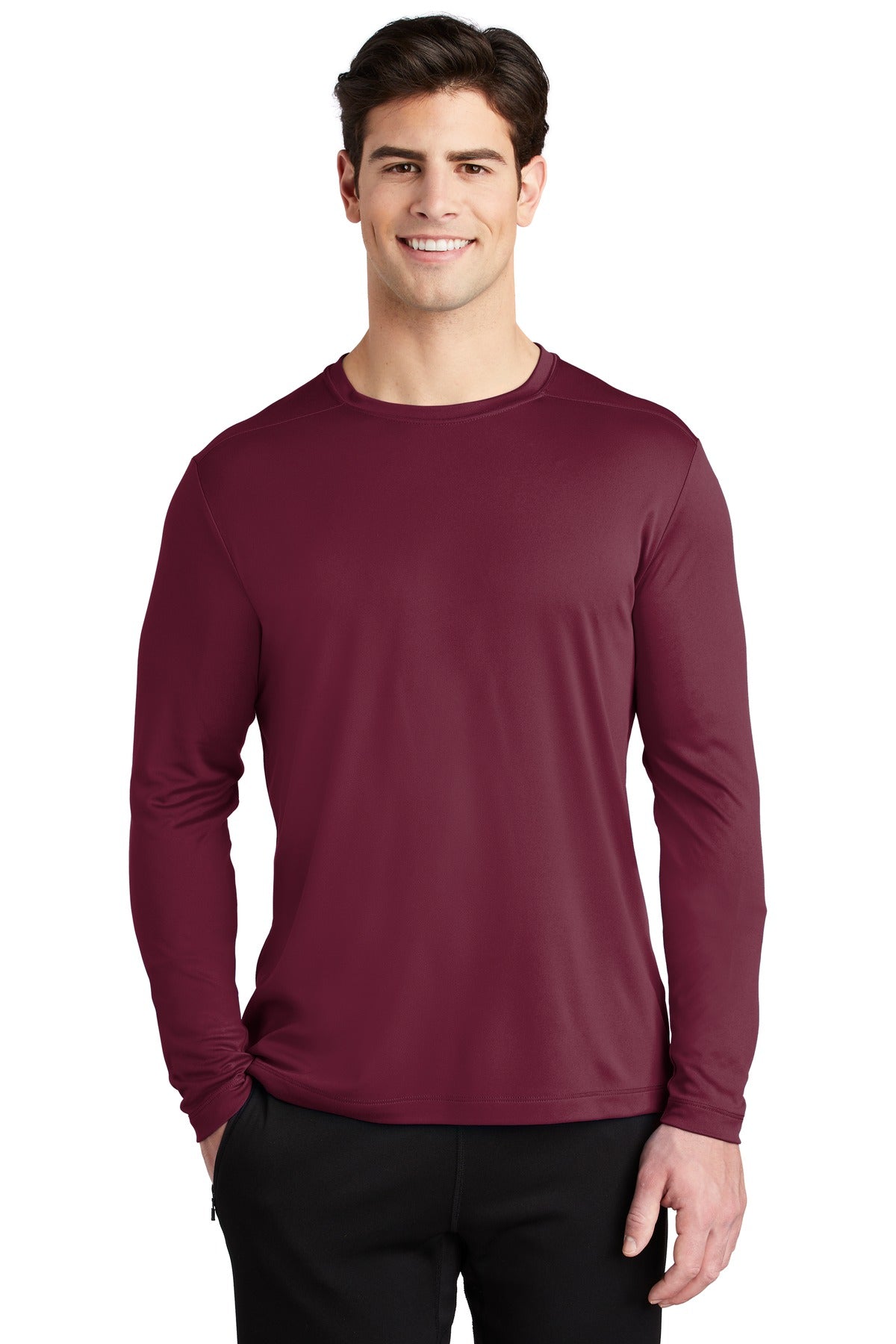 Sport-Tek Men's Posi-UV Pro Long Sleeve Tee. ST420LS Mens Apparel Shirts & Tops