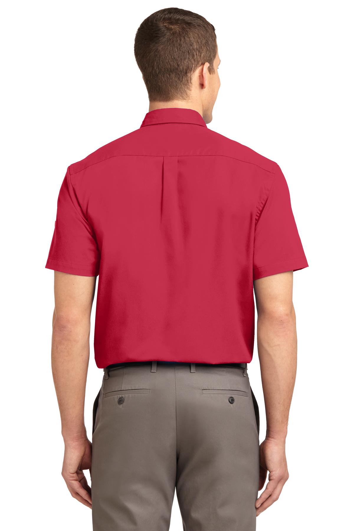 Port Authority Men's Tall Short Sleeve Easy Care Shirt TLS508 Mens Apparel Shirts & Tops