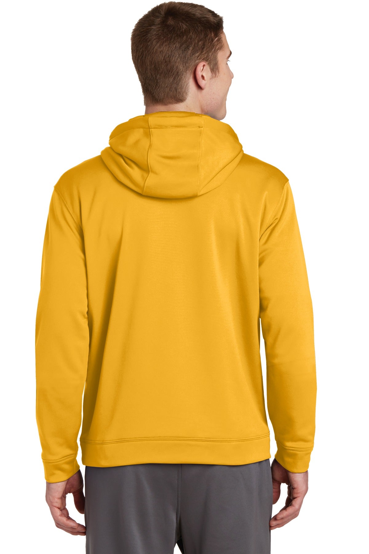 Sport-Tek Men's Sport-Wick Fleece Hooded Pullover Mens Apparel Sweatshirts & Fleece