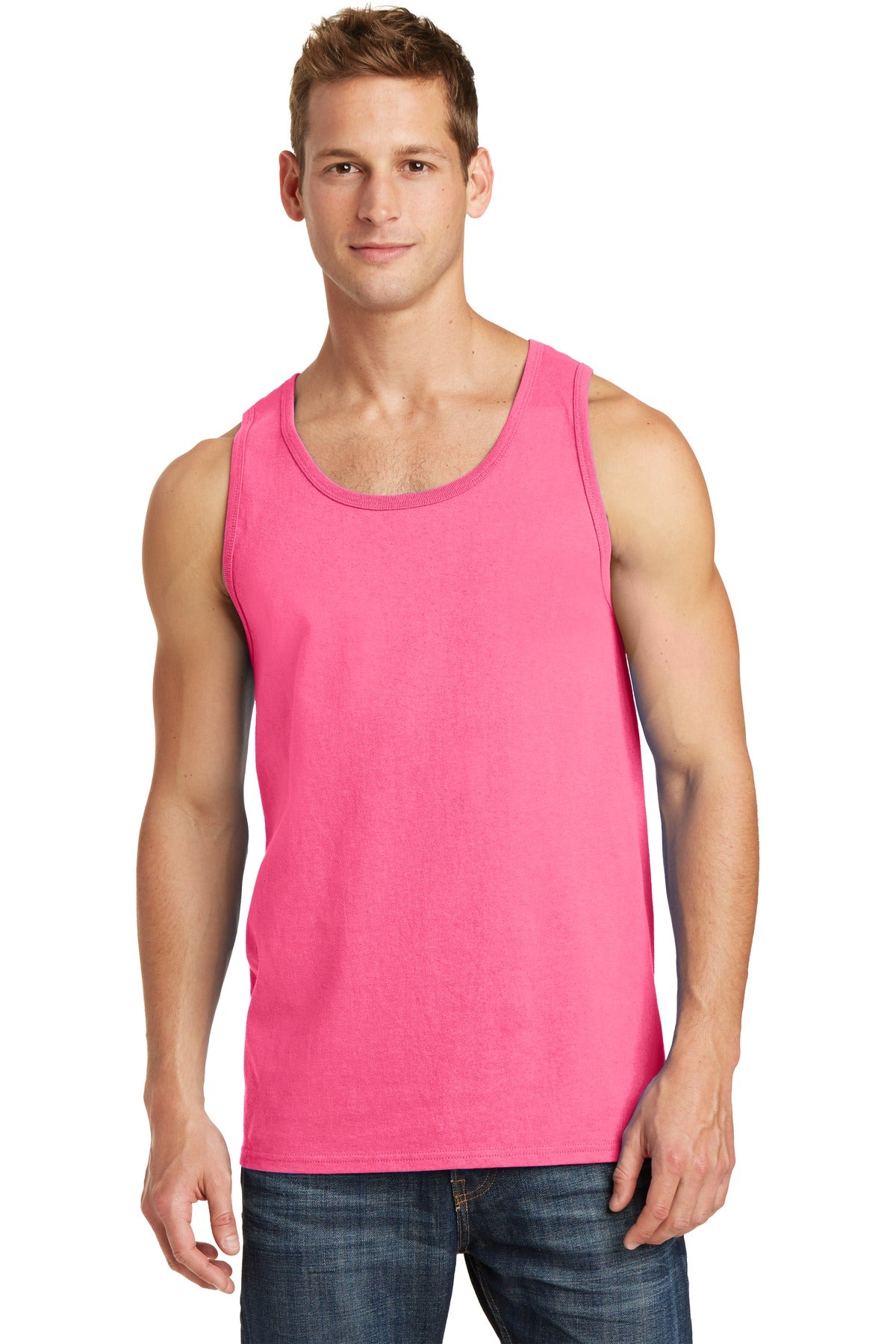 Port & Company Men's Core Cotton Tank Top Mens Apparel Shirts & Tops