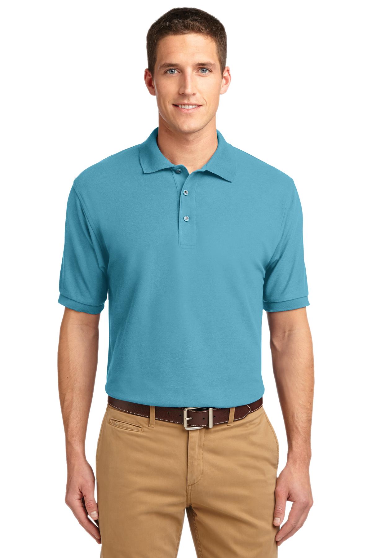 Port Authority Men's Tall Silk Touch Polo. TLK500 Mens Apparel Shirts & Tops