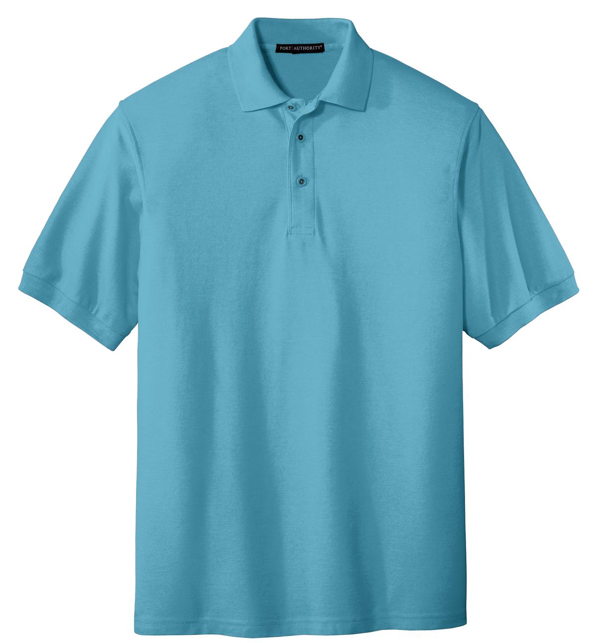 Port Authority Men's Tall Silk Touch Polo. TLK500 Mens Apparel Shirts & Tops
