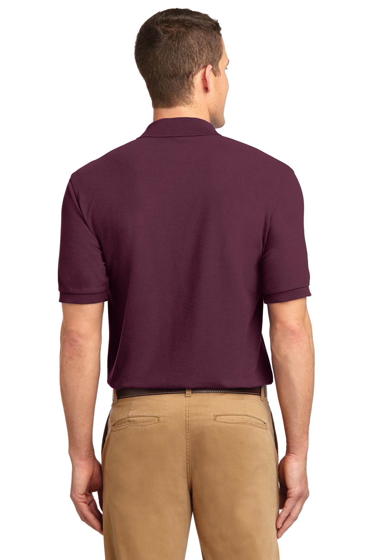 Port Authority Men's Tall Silk Touch Polo. TLK500 Mens Apparel Shirts & Tops