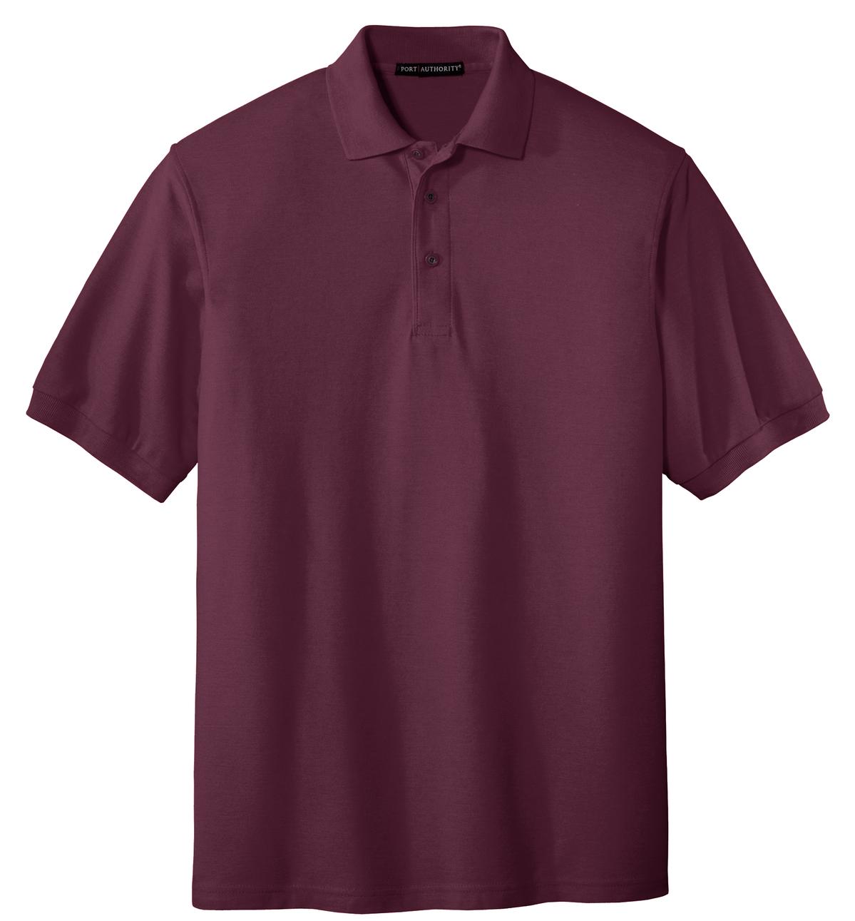 Port Authority Men's Tall Silk Touch Polo. TLK500 Mens Apparel Shirts & Tops