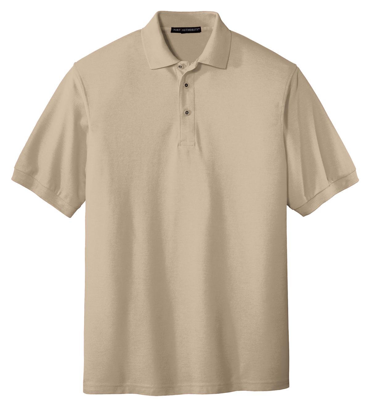 Port Authority Men's Tall Silk Touch Polo. TLK500 Mens Apparel Shirts & Tops