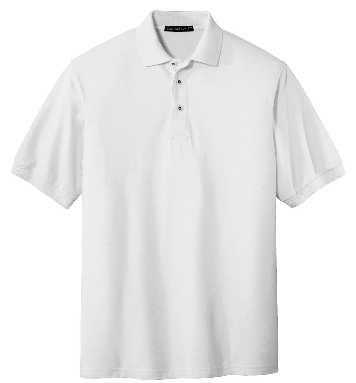 Port Authority Men's Tall Silk Touch Polo. TLK500 Mens Apparel Shirts & Tops