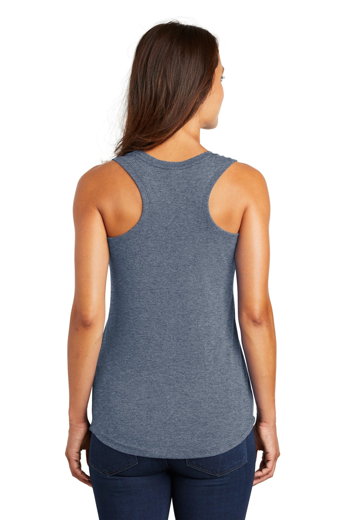 District Women's Perfect Tri Racerback Tank. DM138L 1of2 Womens Apparel Shirts & Tops