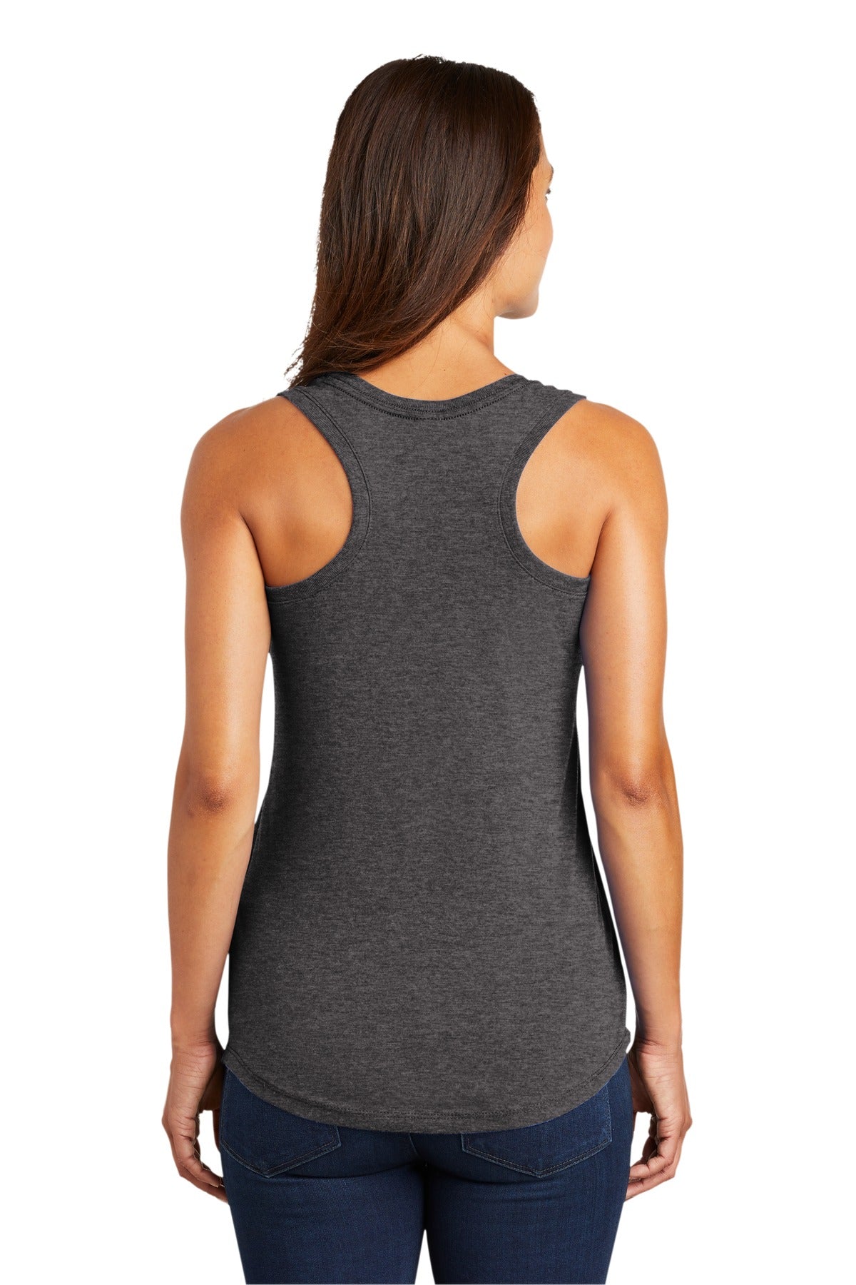 District Women's Perfect Tri Racerback Tank. DM138L Womens Apparel Shirts & Tops