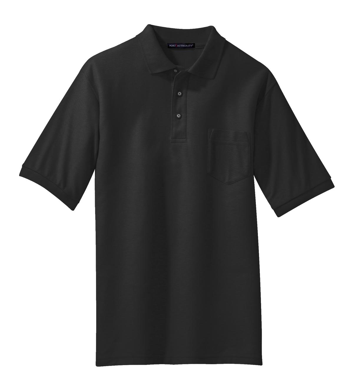 Port Authority Men's Silk Touch Polo with Pocket. K500P Mens Apparel Shirts & Tops