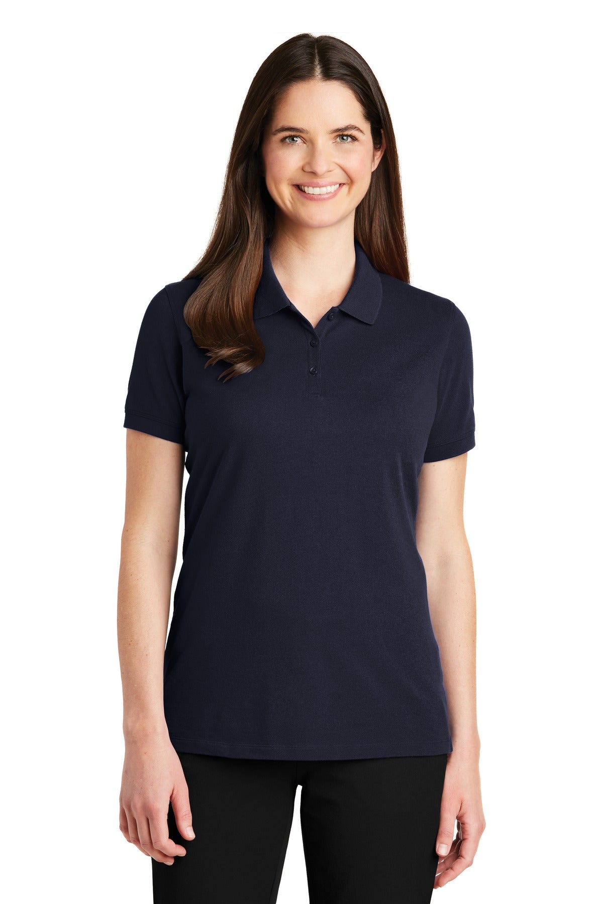 Port Authority Ladies EZCotton Polo. LK8000 Womens Apparel Shirts & Tops
