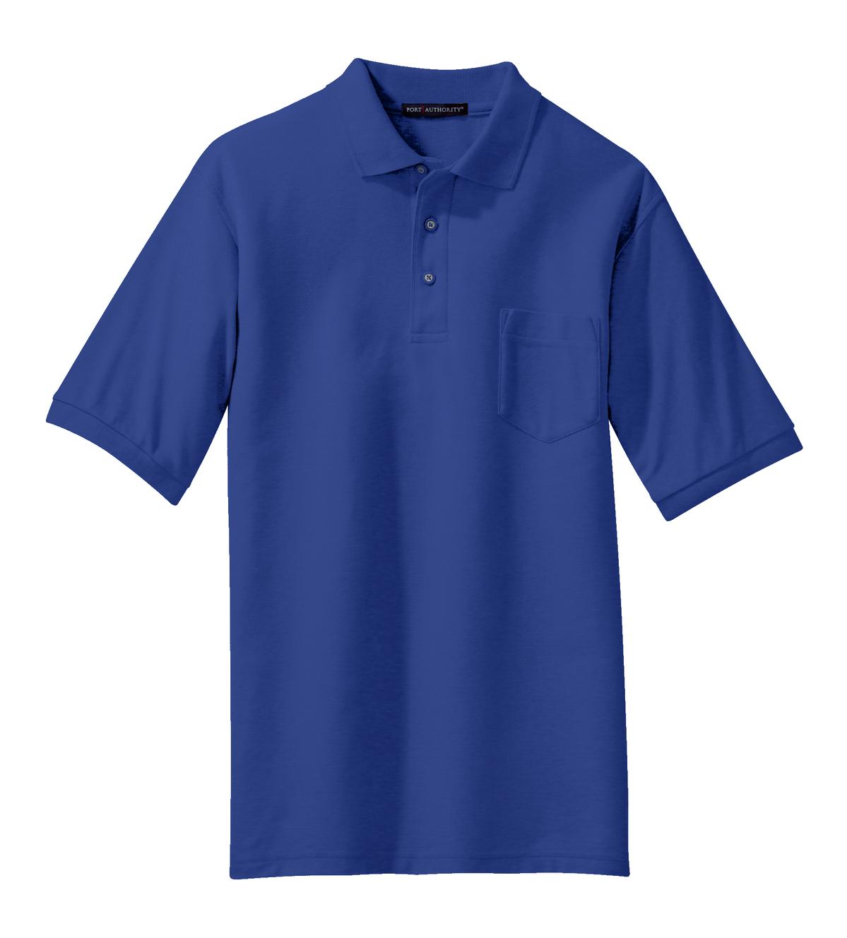 Port Authority Men's Silk Touch Polo with Pocket. K500P Mens Apparel Shirts & Tops