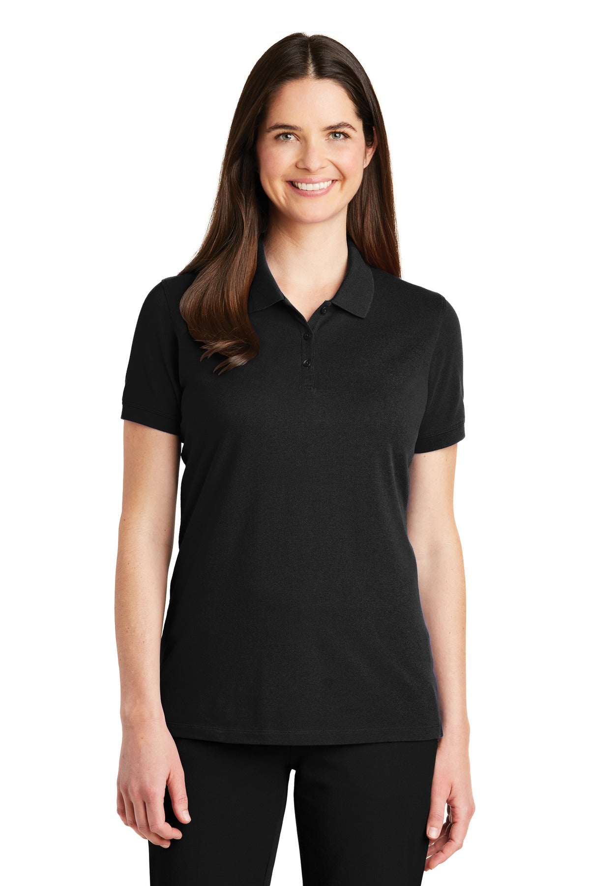 Port Authority Ladies EZCotton Polo. LK8000 Womens Apparel Shirts & Tops
