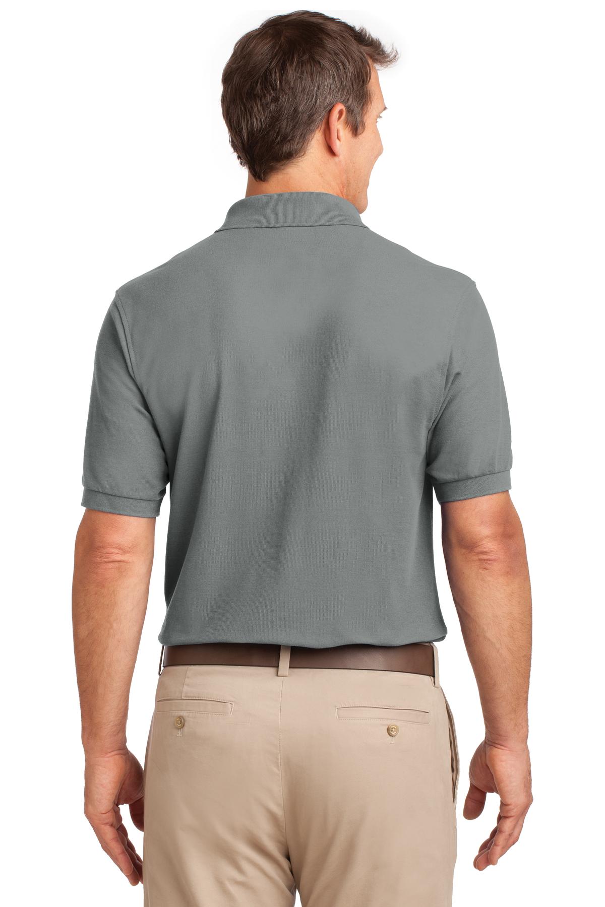 Port Authority Men's Silk Touch Polo with Pocket. K500P Mens Apparel Shirts & Tops