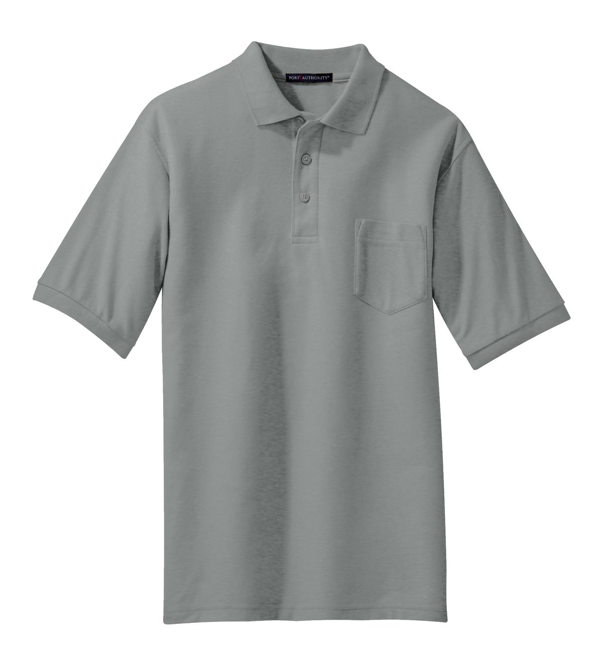 Port Authority Men's Silk Touch Polo with Pocket. K500P Mens Apparel Shirts & Tops